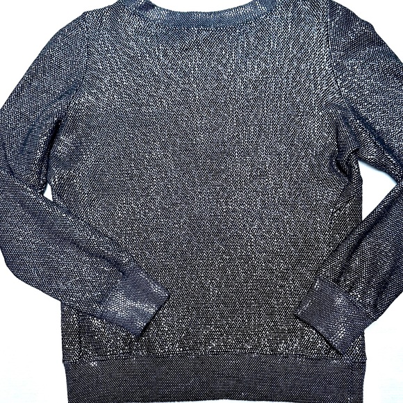 BELGIUM DESIGNER BERNHARD WILLHELM TOP SWEATER PULLOVER METALLIC SILVER  RARE XS - Picture 6 of 10
